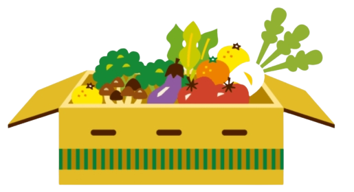 Carton de fruits et de légumes